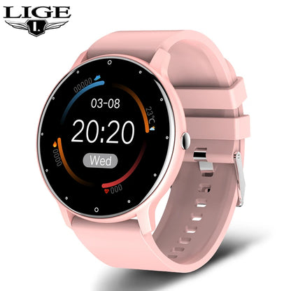 Lige-Reloj Inteligente Para Mujer, Accesorio De Pulsera Resistente Al Agua IP67 Con Pantalla Táctil, Bluetooth, Compatible Con Android E Ios, 2026