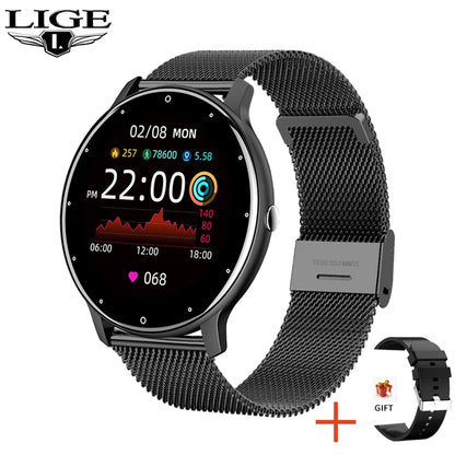 Lige-Reloj Inteligente Para Mujer, Accesorio De Pulsera Resistente Al Agua IP67 Con Pantalla Táctil, Bluetooth, Compatible Con Android E Ios, 2026
