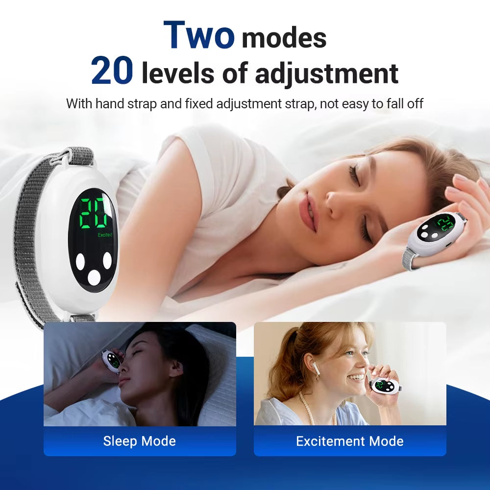Nuevo Dispositivo De Ayuda Para Dormir De Microcorriente EMS, Máquina De Ayuda Para Dormir, Instrumento Para El Sueño Para El Insomnio, Estrés, Ansiedad, Alivio, Masajeador De Pulso De Palma