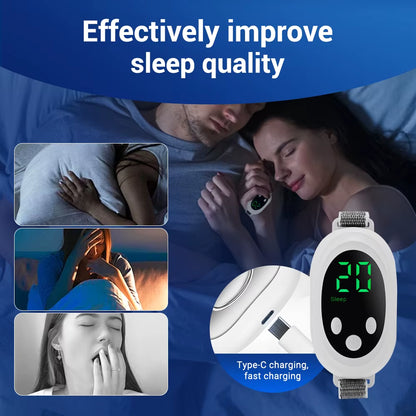 Nuevo Dispositivo De Ayuda Para Dormir De Microcorriente EMS, Máquina De Ayuda Para Dormir, Instrumento Para El Sueño Para El Insomnio, Estrés, Ansiedad, Alivio, Masajeador De Pulso De Palma
