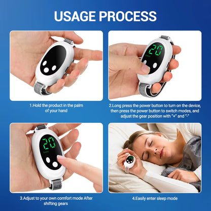 Nuevo Dispositivo De Ayuda Para Dormir De Microcorriente EMS, Máquina De Ayuda Para Dormir, Instrumento Para El Sueño Para El Insomnio, Estrés, Ansiedad, Alivio, Masajeador De Pulso De Palma