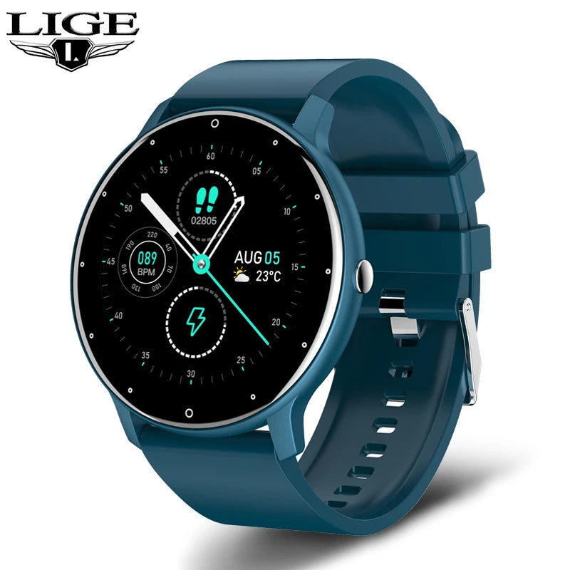 Lige-Reloj Inteligente Deportivo Para Hombre, Nuevo Accesorio De Pulsera Resistente Al Agua IP67 Con Bluetooth Y Pantalla Táctil, Compatible Con Android E Ios, Incluye Caja, 2025