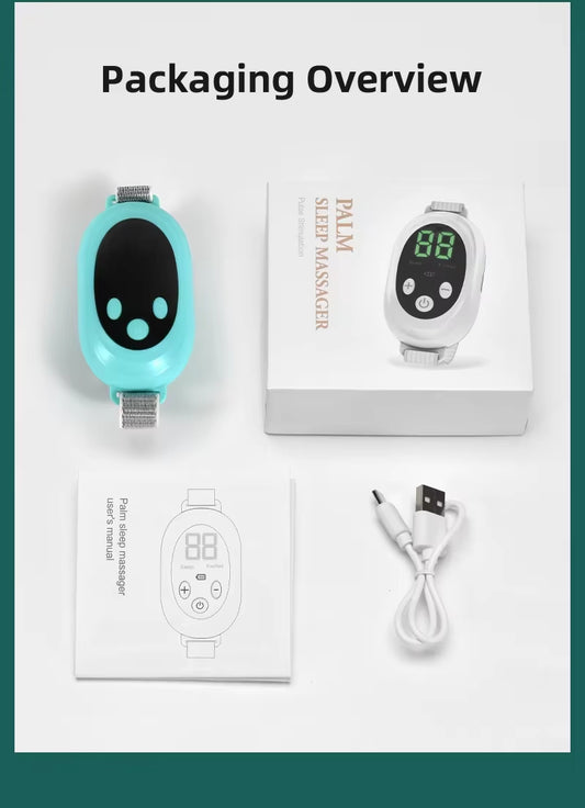 Nuevo Dispositivo De Ayuda Para Dormir De Microcorriente EMS, Máquina De Ayuda Para Dormir, Instrumento Para El Sueño Para El Insomnio, Estrés, Ansiedad, Alivio, Masajeador De Pulso De Palma