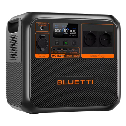 Estación de Energía Portátil BLUETTI AC180P (1800W / 1440Wh) - Preventa Exclusiva